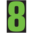 5 1/2" Chartreuse Numbers