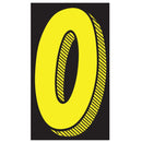 7 1/2" Black & Yellow Numbers