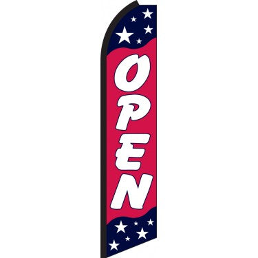 Open/Welcome Swooper Flag Kits