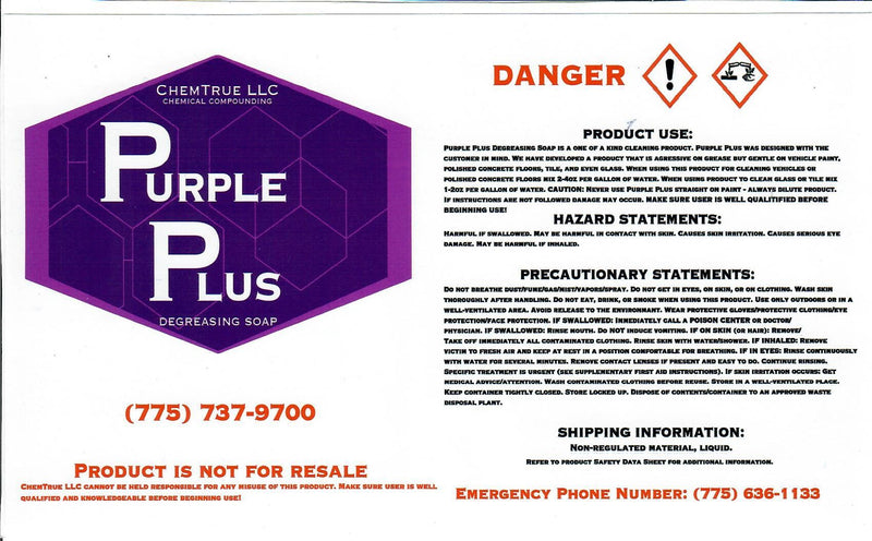 Purple Plus Degreasing Soap
