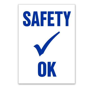 Safety Check Stickers